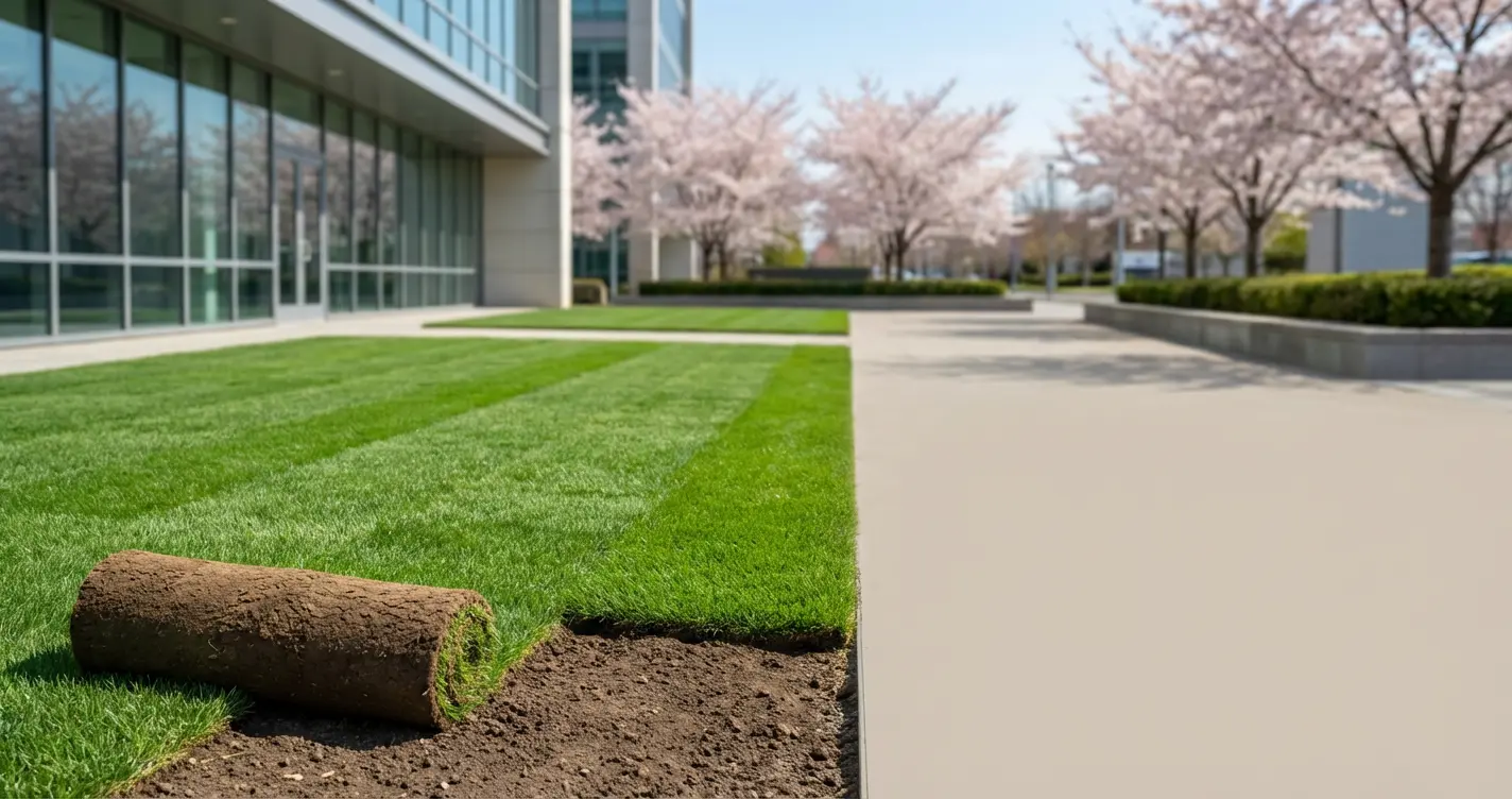 Spring Is the Best Time for Commercial Sod Installation